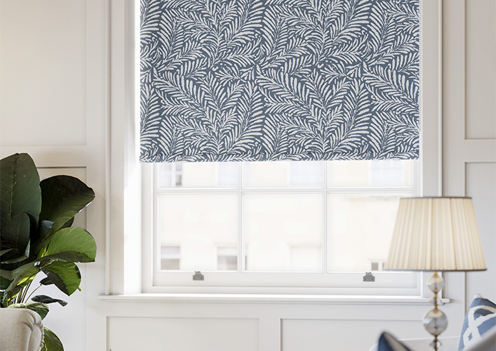 Balmy Palms (Blackout), Pacific Blue - Twist&Fit Roller Blind - Image 5